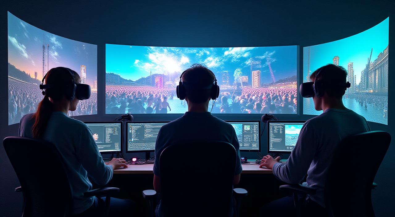 Virtual and hybrid event live streaming technology